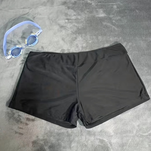 NWT 🏖️ BLACK RED WHITE TANKINI TOP SWIM 2-PIECE SHORTS SET Women’s XL or XXL - Picture 6 of 12